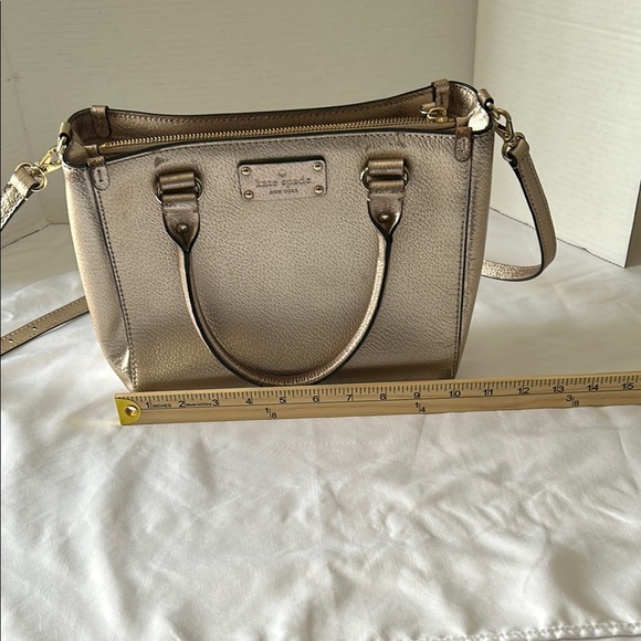 Kate Spade Gold Satchel Bag - Picture 3 of 7